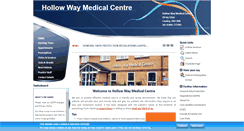 Desktop Screenshot of hollowwaymedicalcentre.co.uk